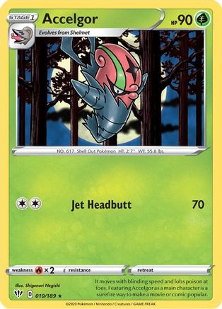 Accelgor 010/189/189 - Rare