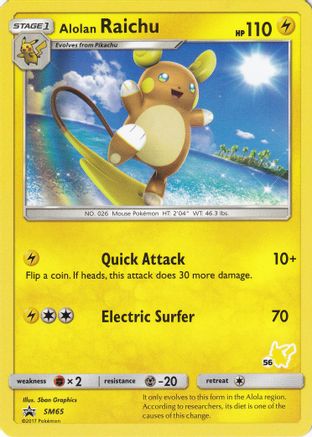 Alolan Raichu SM65 - Promo
