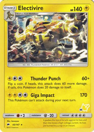 Electivire 043/147 - Promo