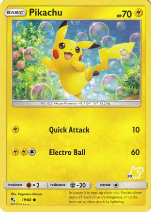 Pikachu 019/068 - Promo