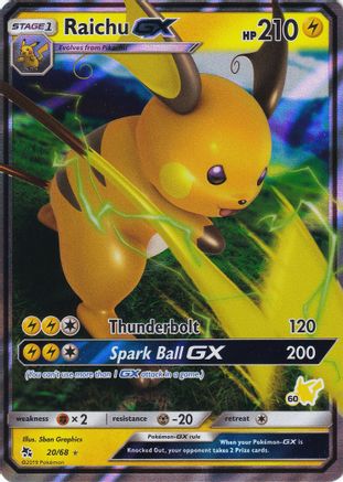 Raichu GX 020/68 - Promo - Holofoil