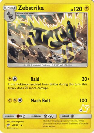 Zebstrika 045/181 - Promo