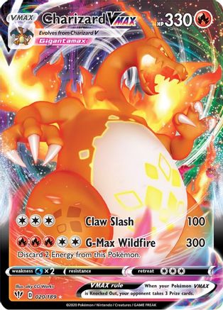 Charizard VMAX 020/189/189 - Ultra Rare - Holofoil