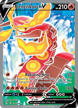 Centiskorch V (Full Art) 179/189/189 - Ultra Rare - Holofoil