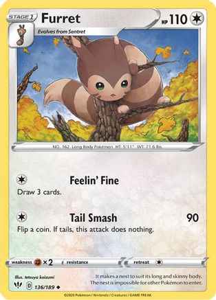 Furret 136/189/189 - Uncommon