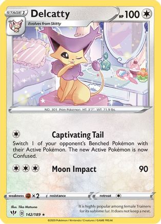 Delcatty 142/189/189 - Rare