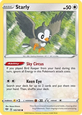 Starly 145/189/189 - Common
