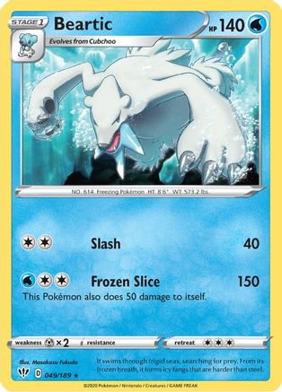 Beartic 049/189/189 - Rare