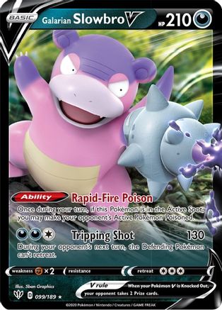 Galarian Slowbro V 099/189/189 - Ultra Rare - Holofoil