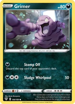 Grimer 100/189/189 - Common