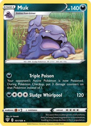 Muk 101/189/189 - Rare