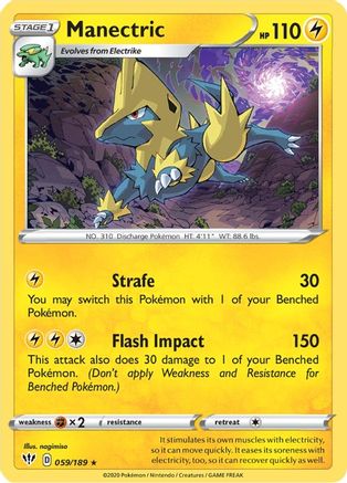 Manectric 059/189/189 - Rare