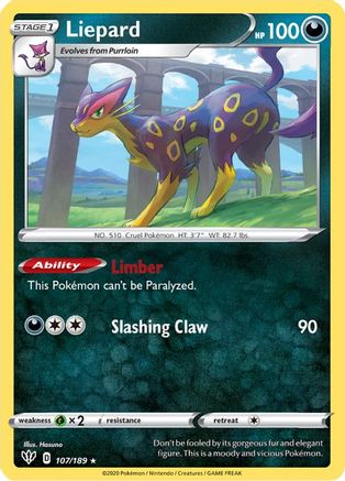 Liepard 107/189/189 - Rare
