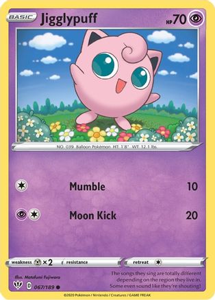 Jigglypuff 067/189/189 - Common