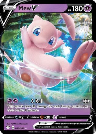 Mew V 069/189/189 - Ultra Rare - Holofoil