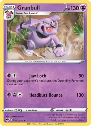 Granbull 071/189/189 - Rare