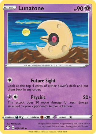 Lunatone 072/189/189 - Uncommon
