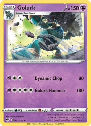 Golurk 077/189/189 - Rare