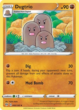 Dugtrio 085/189/189 - Uncommon