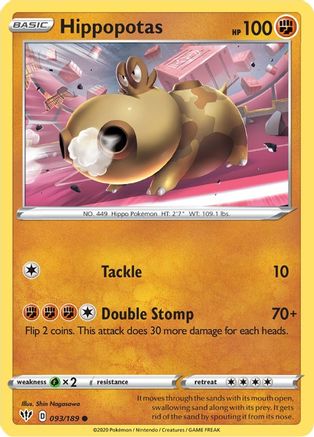 Hippopotas 093/189/189 - Common