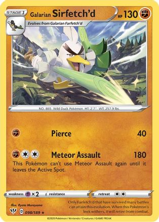 Galarian Sirfetch'd 098/189/189 - Rare