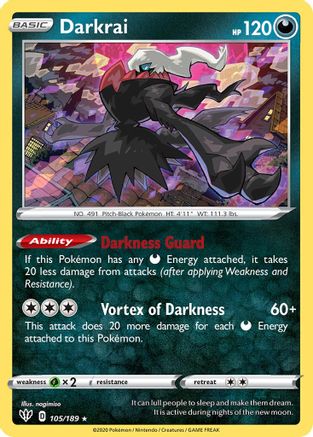 Darkrai 105/189 - Rare