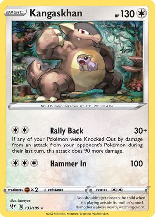 Kangaskhan 133/189 - Rare