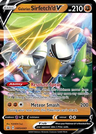 Galarian Sirfetch'd V SWSH043/307 - Promo - Holofoil