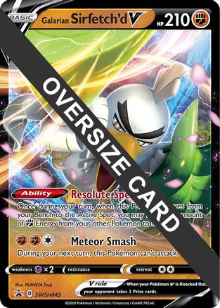 Galarian Sirfetch'd V SWSH043 - Promo - Holofoil