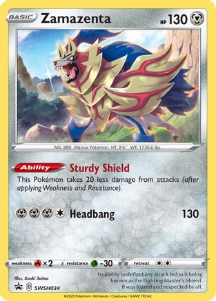 Zamazenta SWSH034/307 - Promo - Holofoil