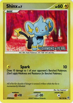Shinx 098/130 - Promo - Reverse Holofoil