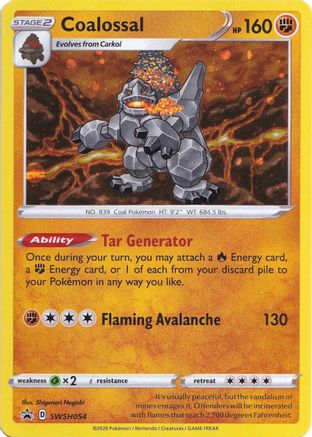 Coalossal SWSH054/054/307 - Promo - Holofoil