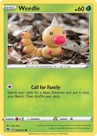 Weedle 002/73/73 - Common