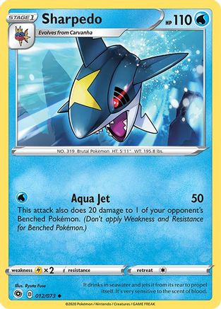 Sharpedo 012/73/73 - Uncommon