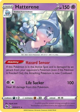 Hatterene 020/73/73 - Holo Rare - Holofoil