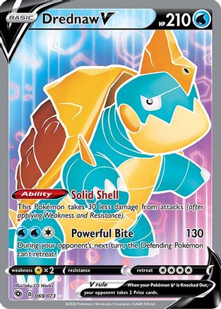 Drednaw V (Full Art) 069/73/73 - Ultra Rare - Holofoil