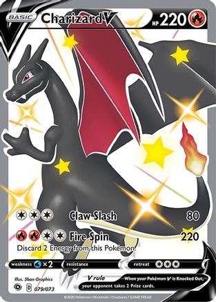 Charizard V (Secret) 079/73/73 - Secret Rare - Holofoil