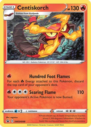 Centiskorch SWSH048/307 - Promo - Holofoil
