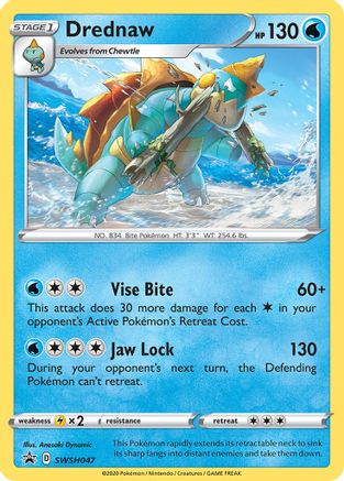 Drednaw SWSH047/307 - Promo - Holofoil