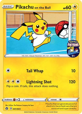 Pikachu on the Ball 001/005/5 - Promo