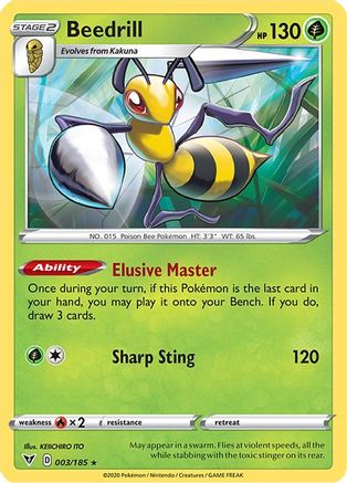 Beedrill 003/185/185 - Rare