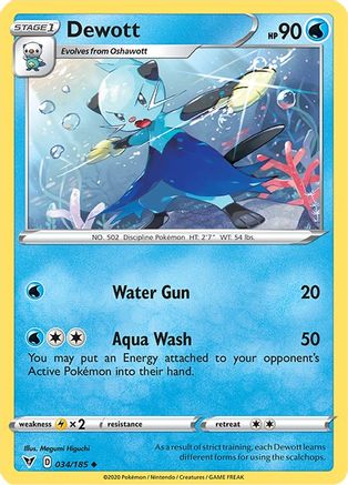 Dewott 034/185/185 - Uncommon