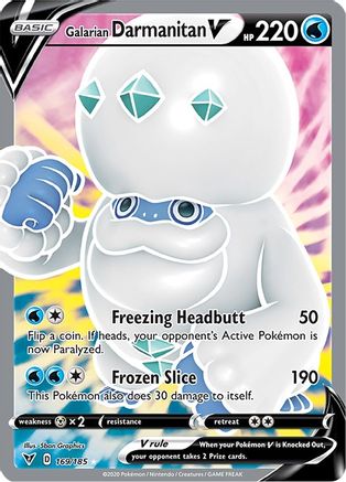 Galarian Darmanitan V (Full Art) 169/185/185 - Ultra Rare - Holofoil