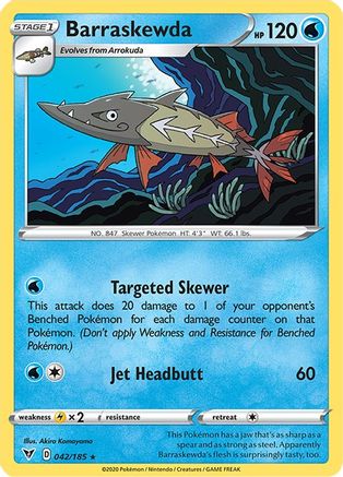Barraskewda 042/185/185 - Rare