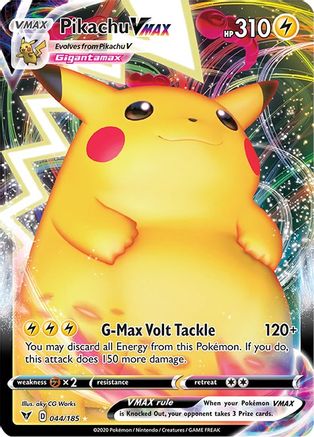 Pikachu VMAX 044/185/185 - Ultra Rare - Holofoil