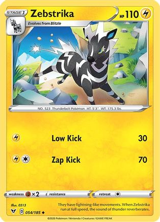 Zebstrika 054/185/185 - Uncommon