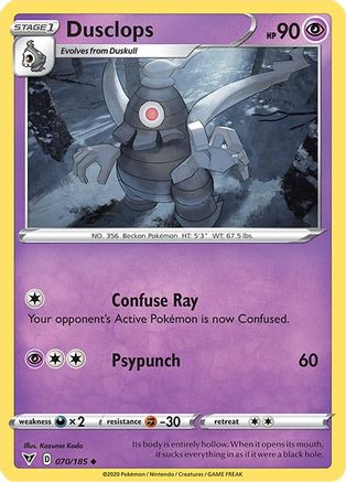 Dusclops 070/185/185 - Uncommon