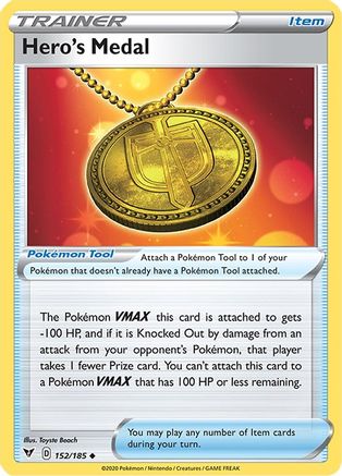 Hero's Medal 152/185/185 - Uncommon
