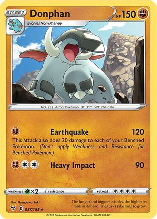 Donphan 087/185/185 - Rare