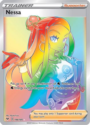 Nessa (Secret) 196/185/185 - Secret Rare - Holofoil